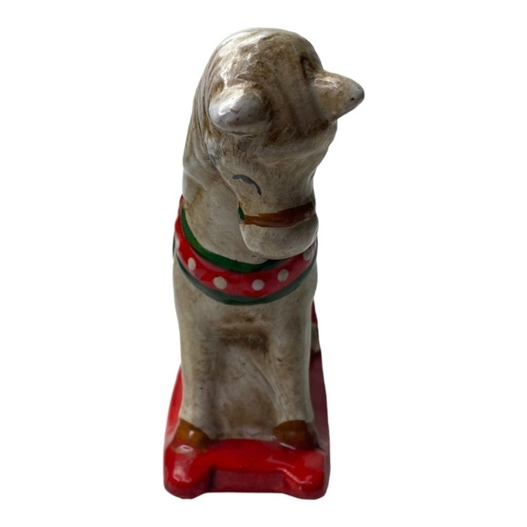 Vintage Porcelain Christmas Rocking Horse Bank - Picture 3 of 6